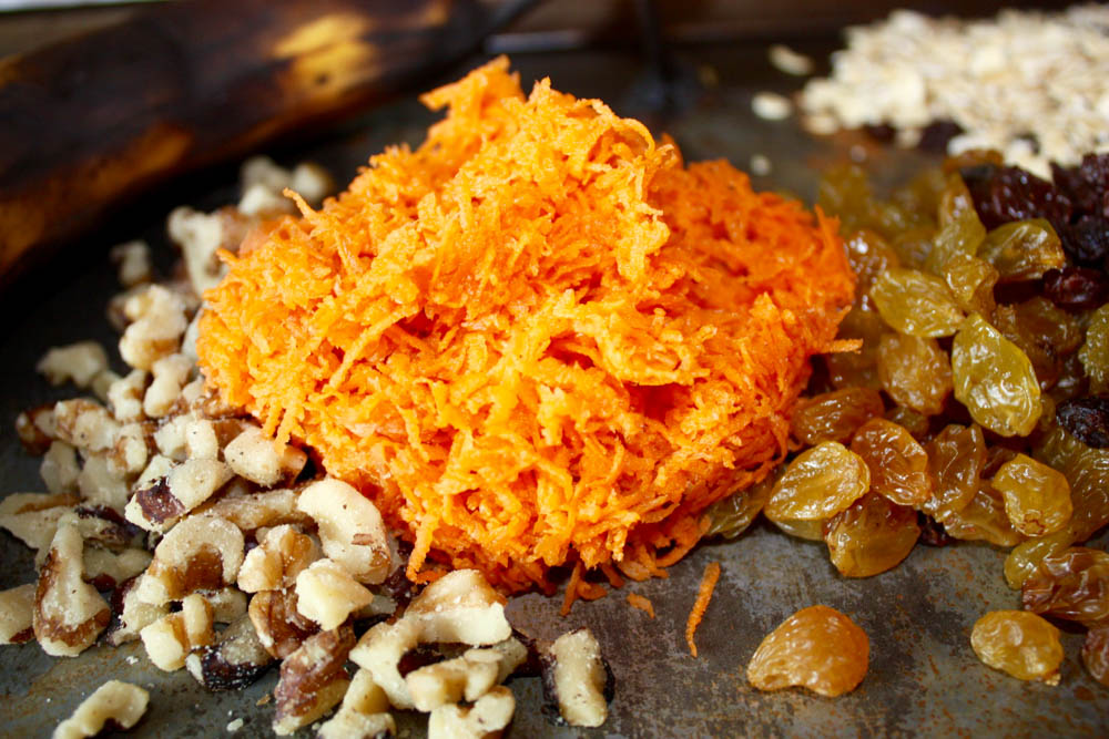 Carrot Cookie Ingredients 