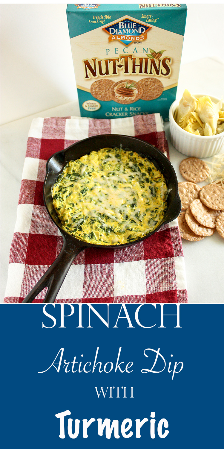 Spinach Artichoke Dip With Turmeric - For Two