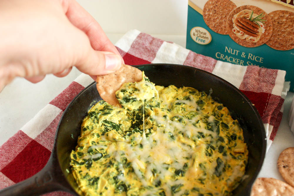 Melty Spinach and Artichoke Dip - That's healthy!