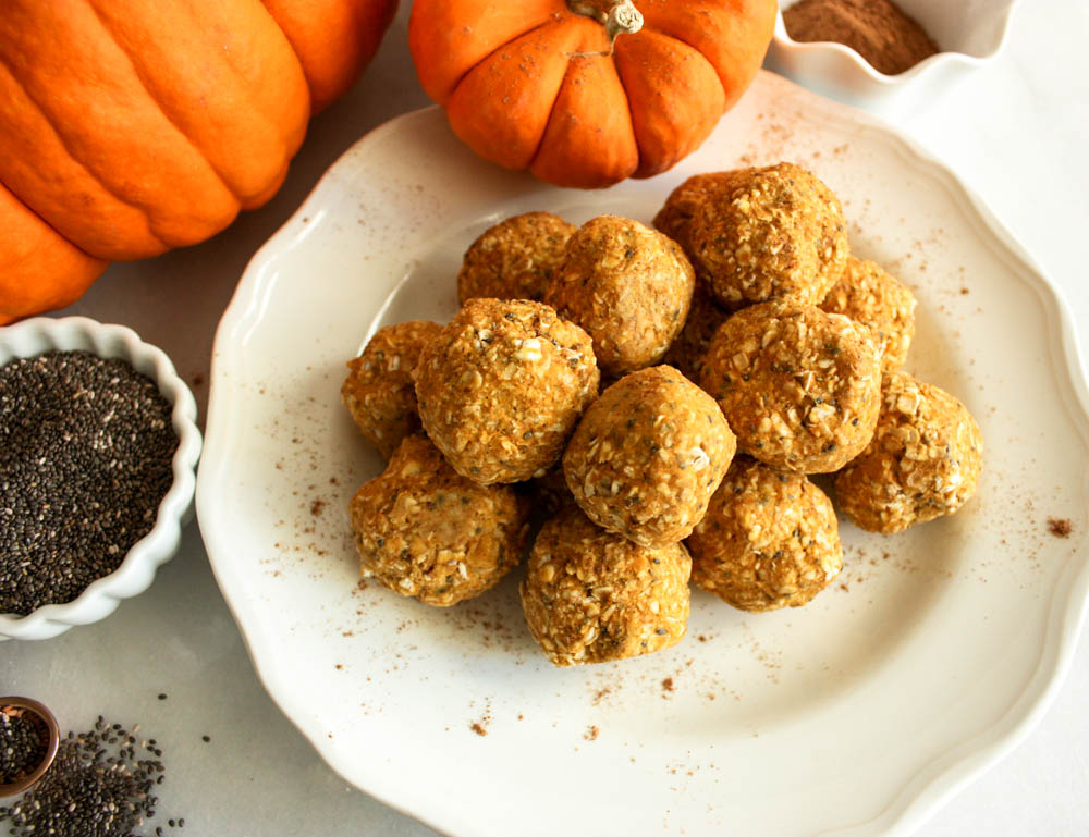 Pumpkin & Spice GF Power Balls 