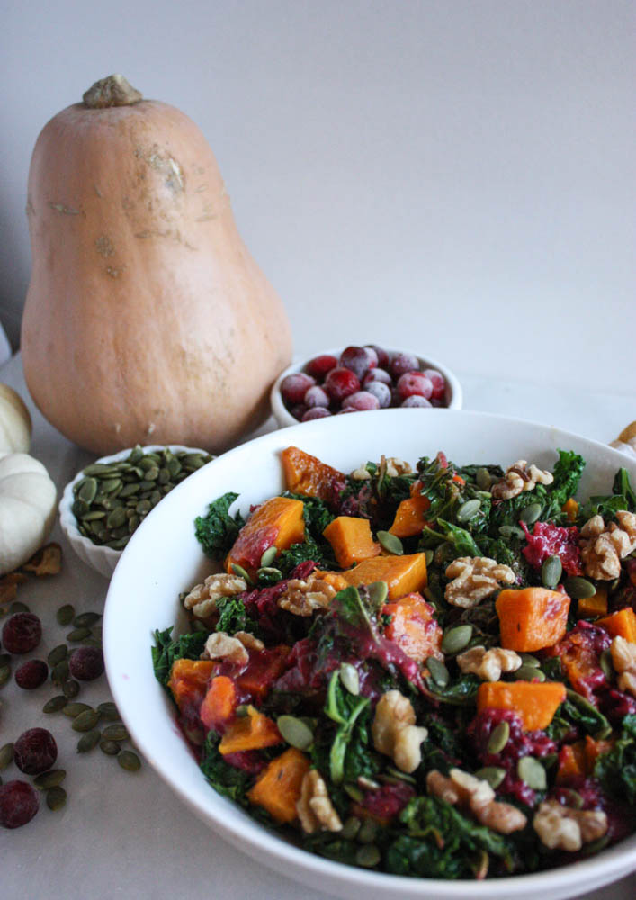 Harvest Kale Salad 