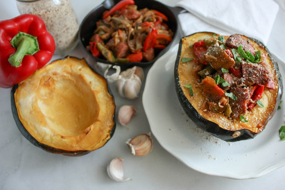 Easy and Healthy Stuffed Squash 