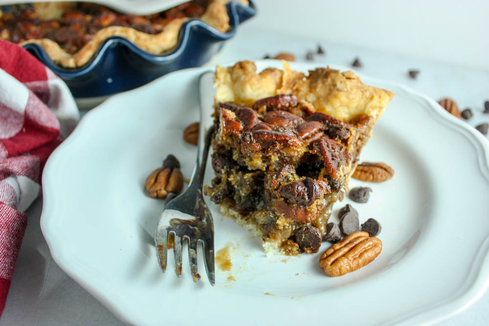 Flaky Pie Crust With Chocolate Pecan Filling 