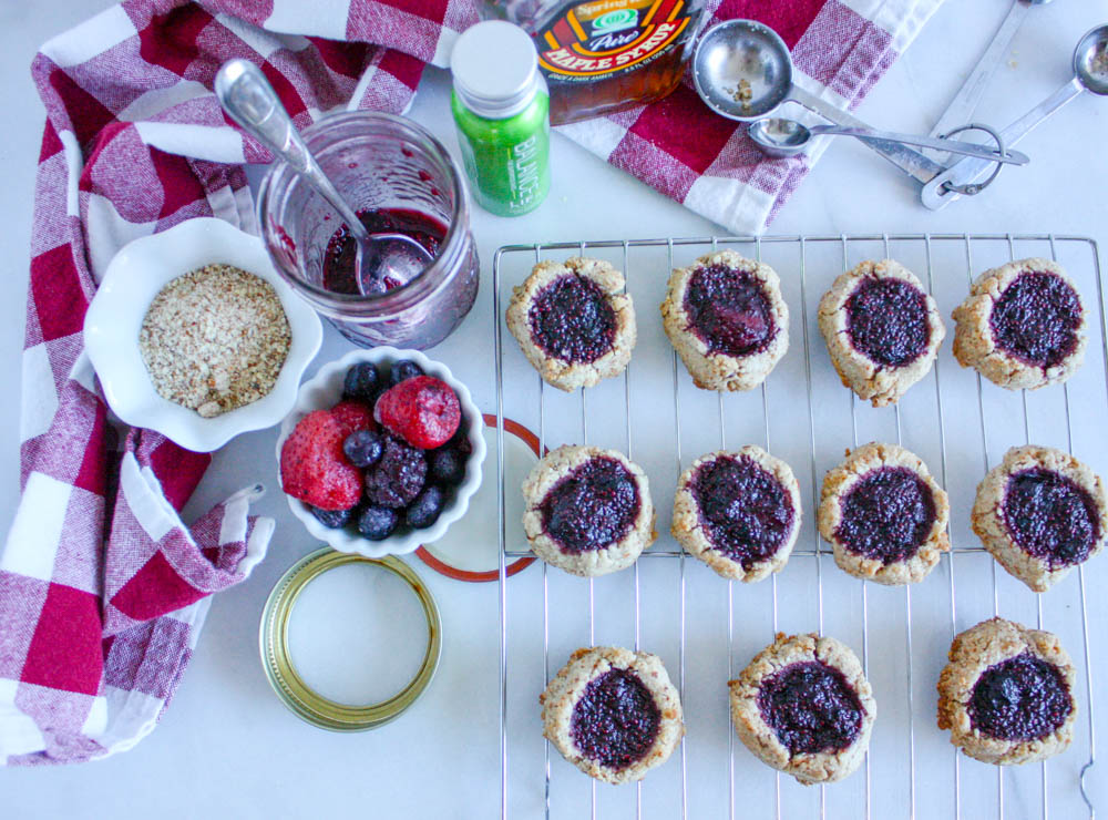 Fruity Overnight Thumbprint Cookies