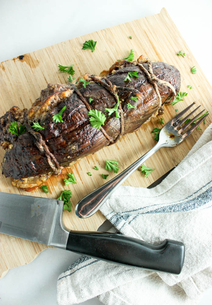 Sweet and Savoury Stuffed Tenderloin