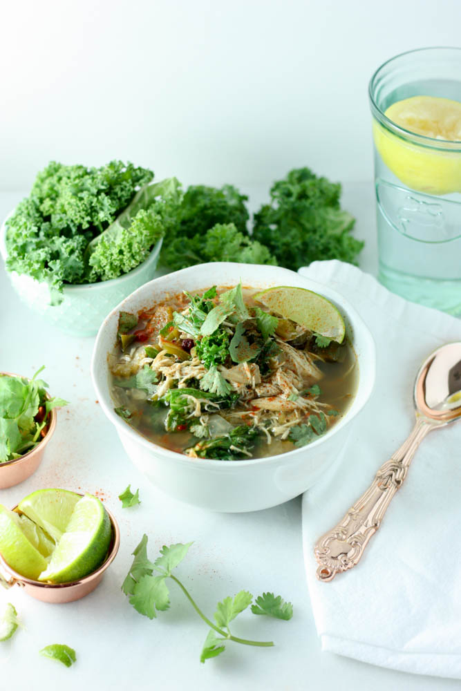 Beanless While Kale Crockpot Chili 