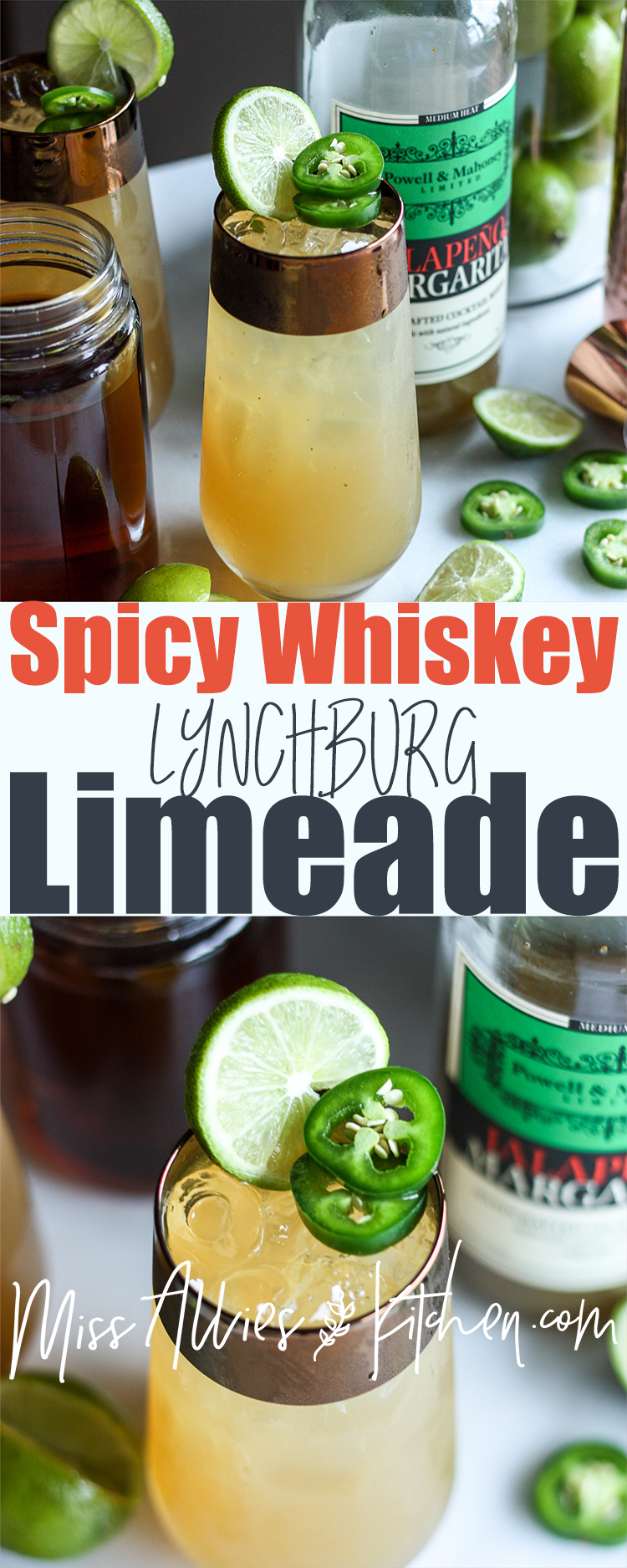 Spicy Whiskey Lynchburg Limeade 