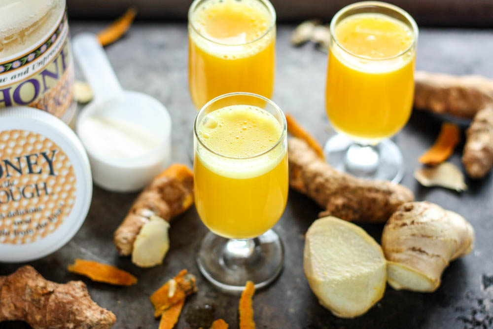 Fresh Turmeric and Ginger Collagen Wellness Shots