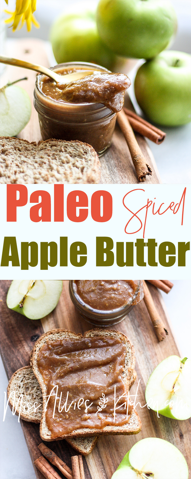 Paleo Spiced Apple Butter - naturally sweet and oh-so delicious!