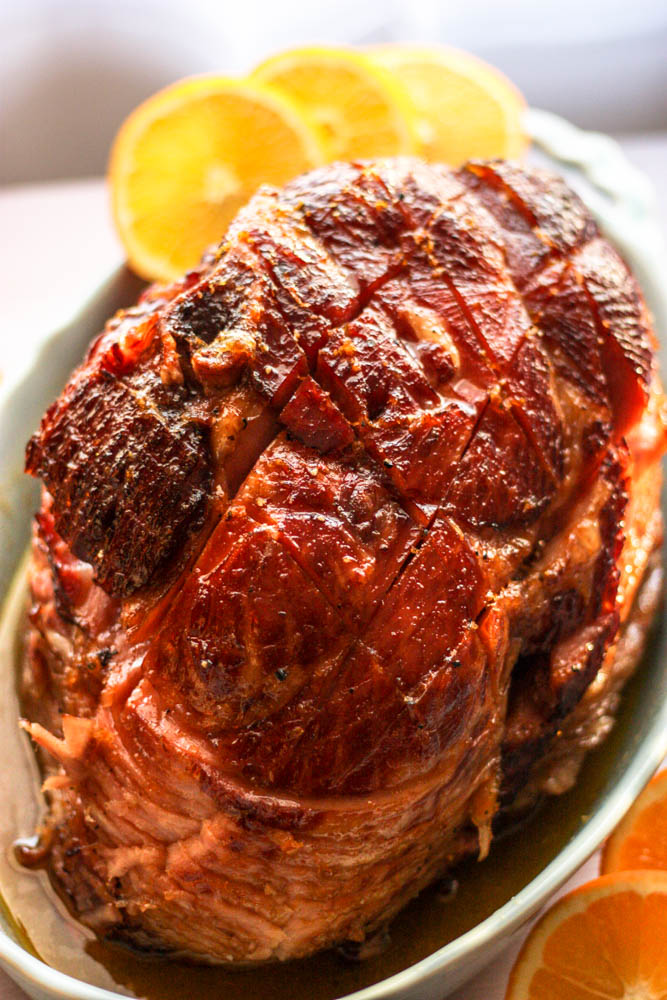 Paleo Glazed Orange & Honey Ham - Miss Allie's Kitchen