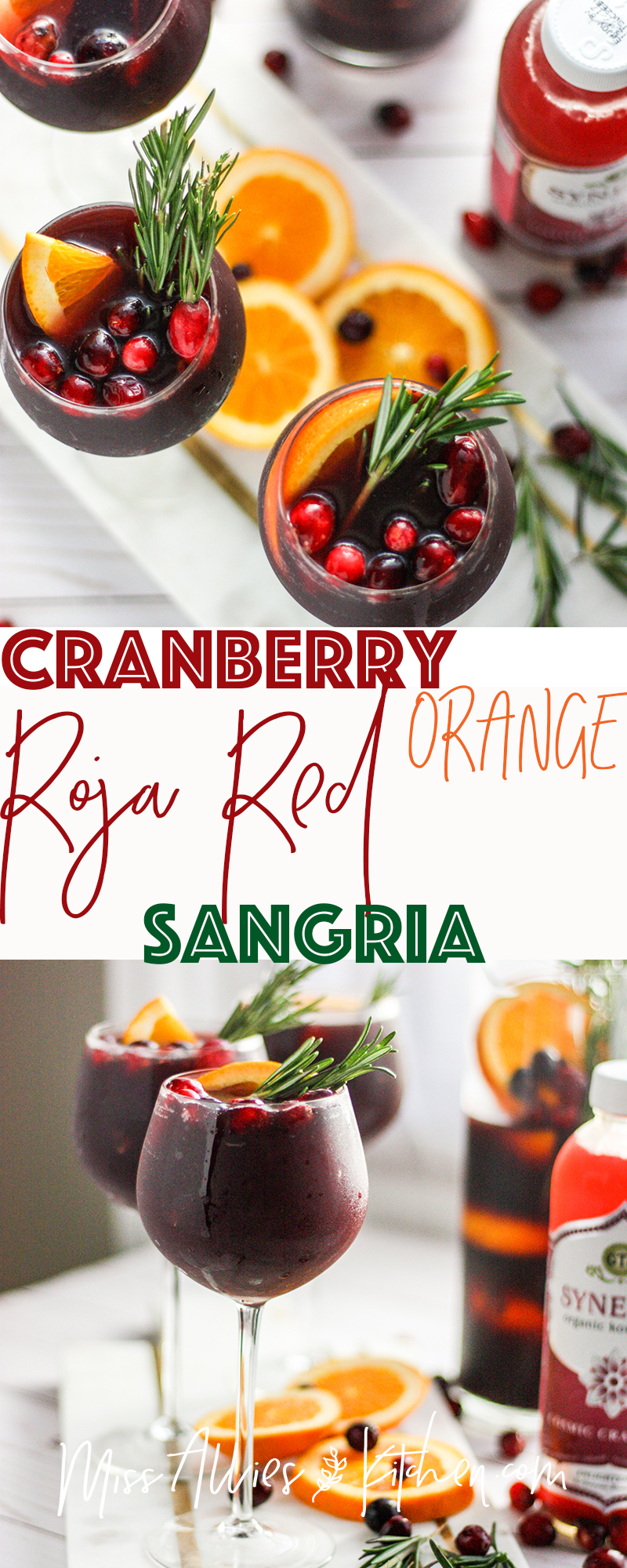 Cranberry Orange Roja Red Sangria