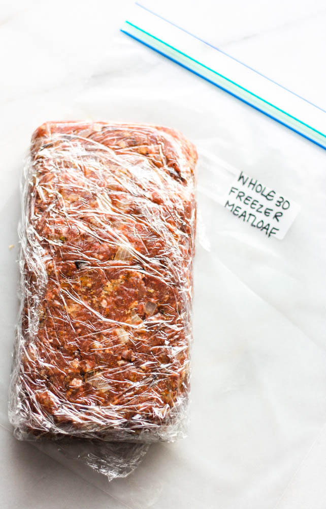 Whole30 Freezer Meatloaf 