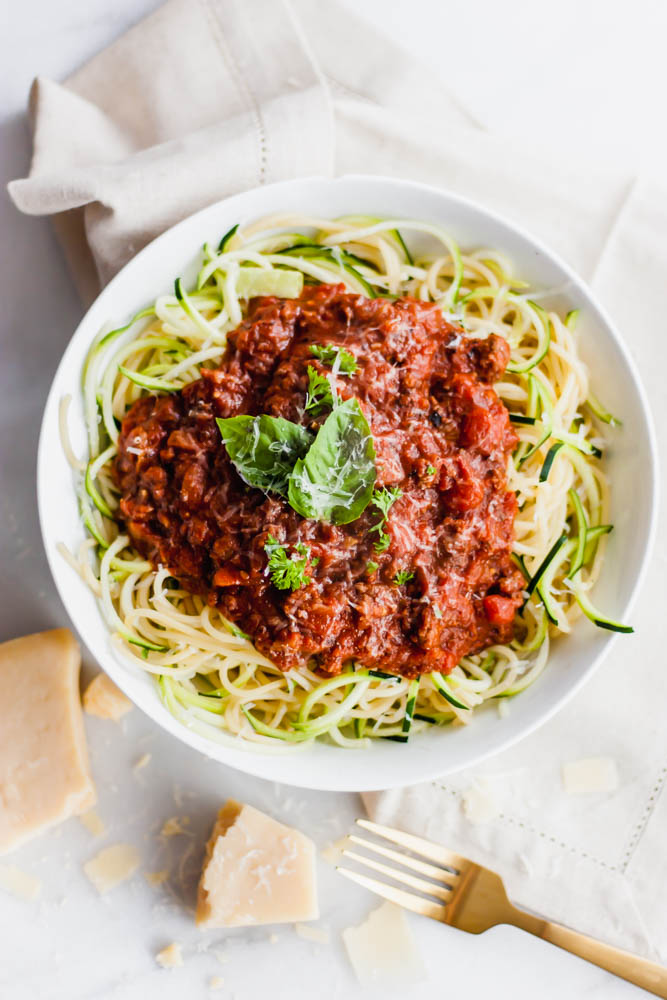 Best Ever Easy Weeknight Bolognese Sauce - Miss Allie's Kitchen