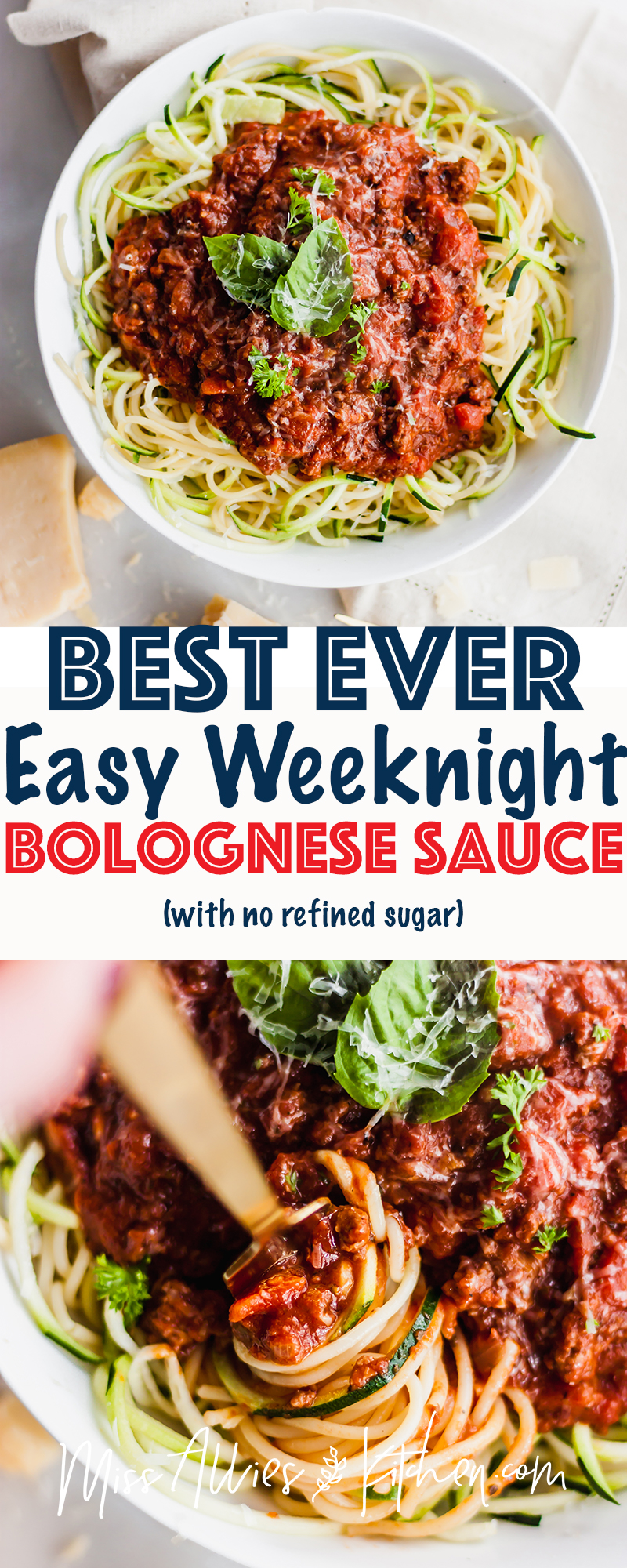 Best Ever Easy Weeknight Bolognese Sauce