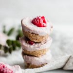 raspberry cheesecake tarts stacked