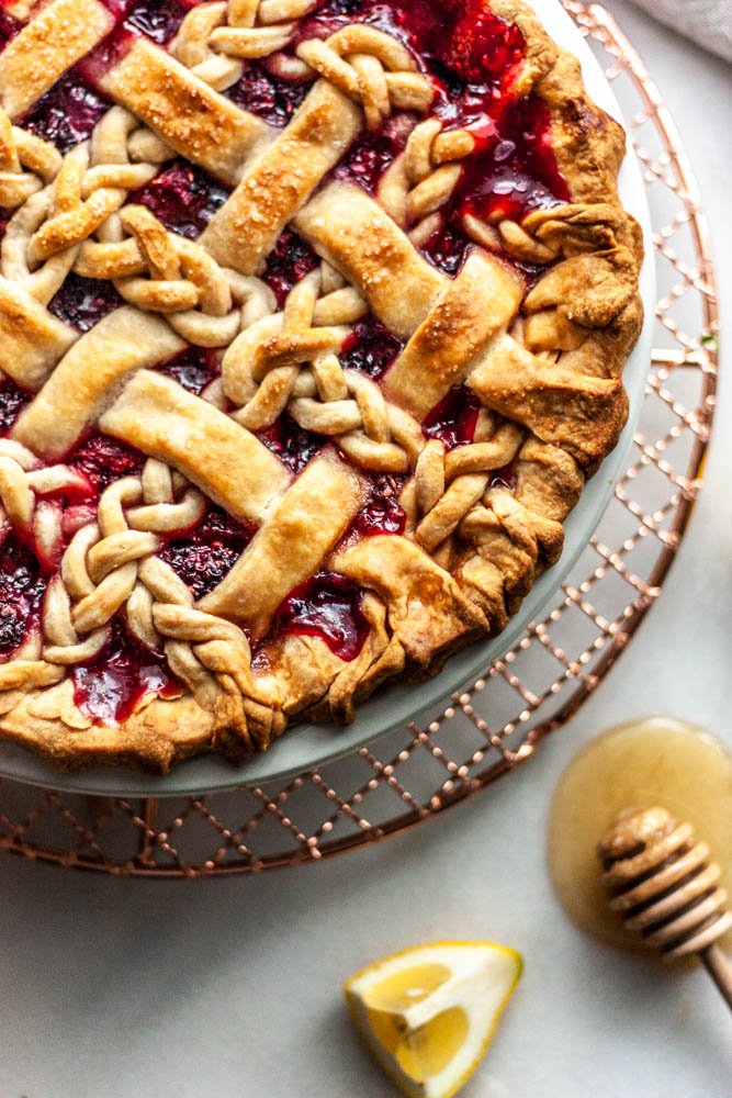 This classic Black Raspberry Pie recipe has blackberries and raspberries, touched with lemon and sugar, all baked in the best pie crust ever. Simple is best here. 