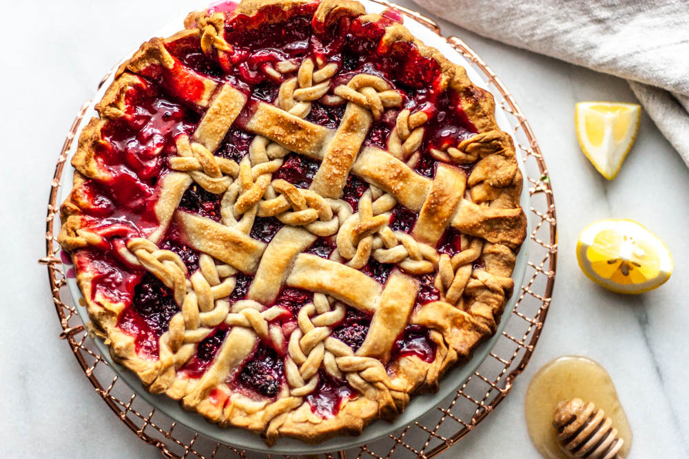 This classic Black Raspberry Pie recipe has blackberries and raspberries, touched with lemon and sugar, all baked in the best pie crust ever. Simple is best here. 