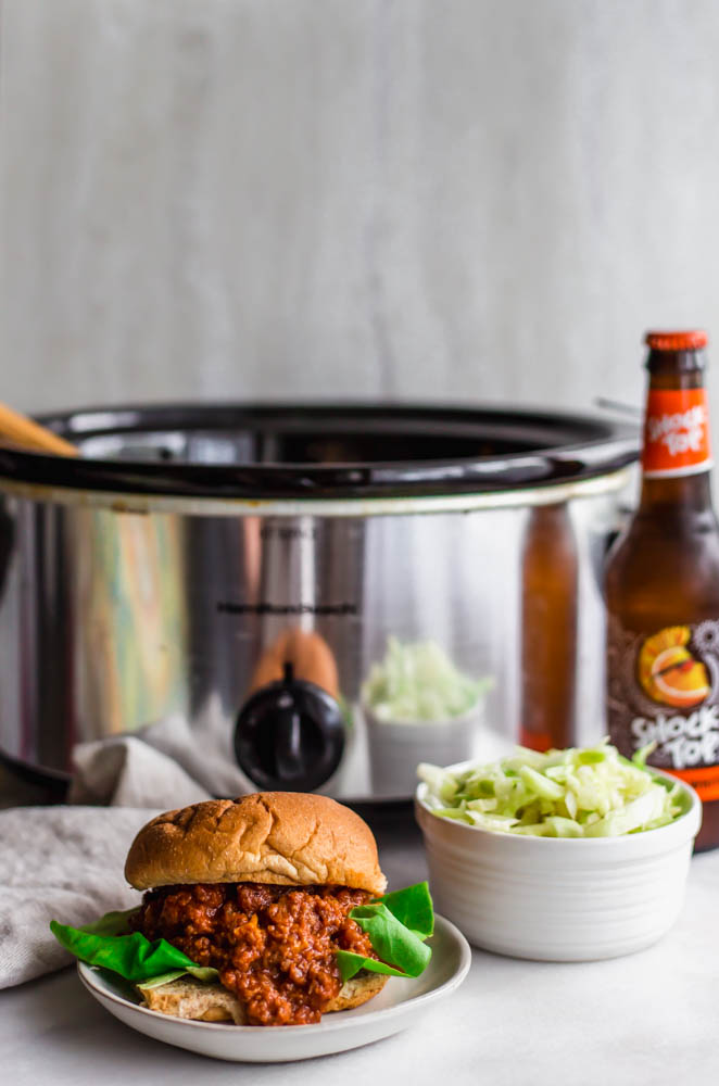 Make these Paleo Slow Cooker Sloppy Joes for your next backyard party so you don't have to turn on the oven or grill to have an awesome, healthy meal!