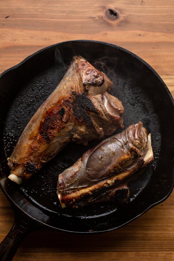 shanks searing in cast iron