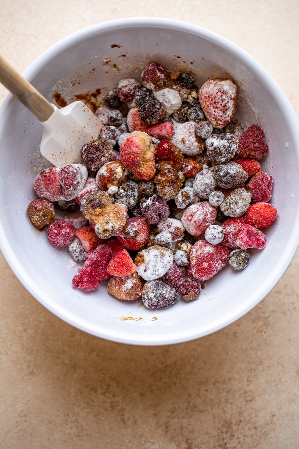 berries in a white bowl