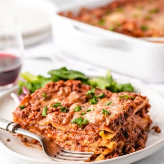 Venison Lasagna | Easy & Classic Recipe with Deer Meat Sauce
