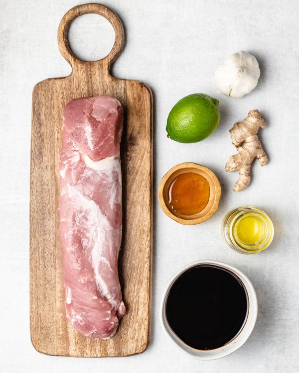 everything you need for honey garlic ginger marinade