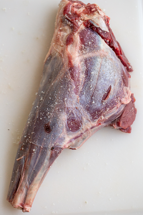 a venison shank