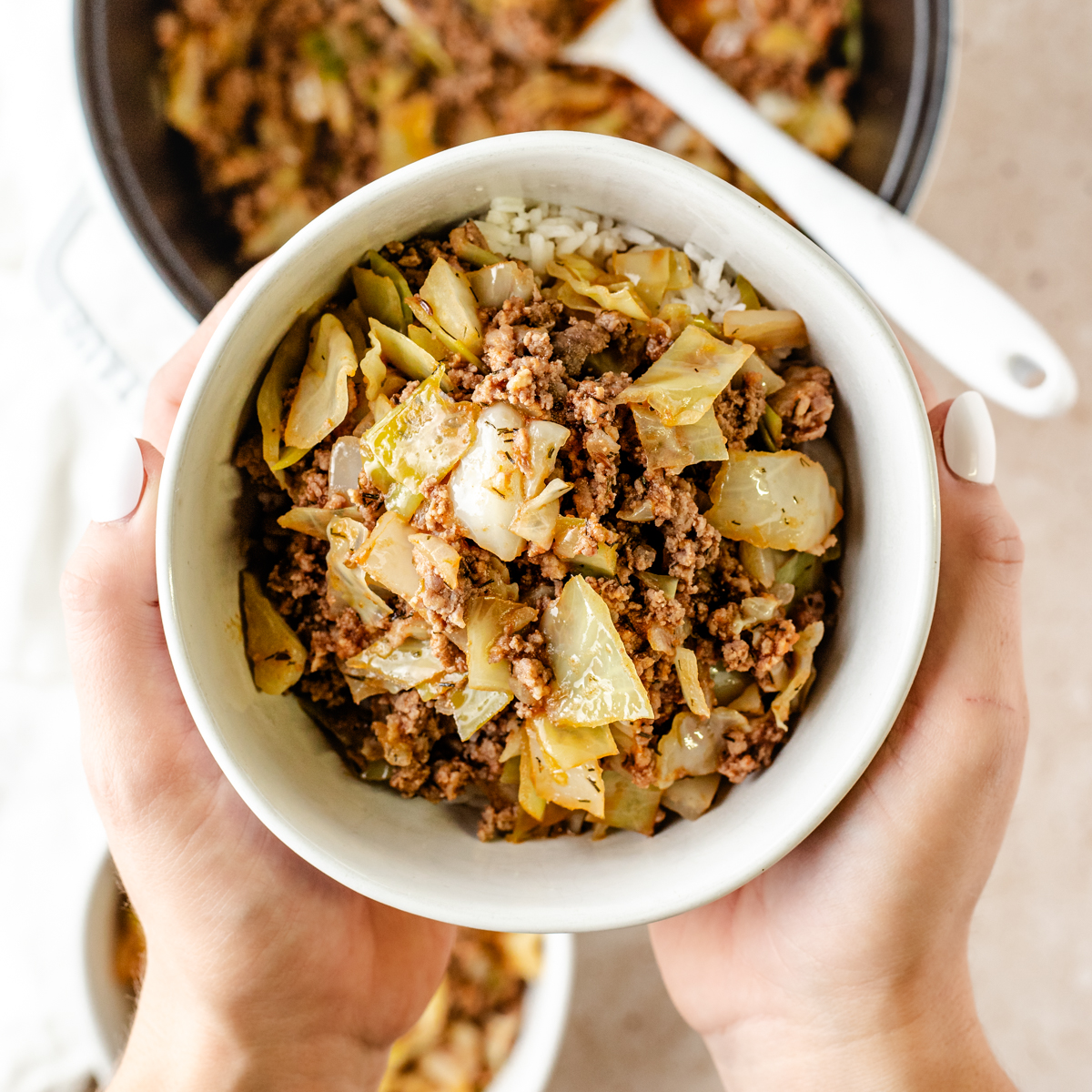 Cabbage Rolls In A Bowl Miss Allie's Kitchen